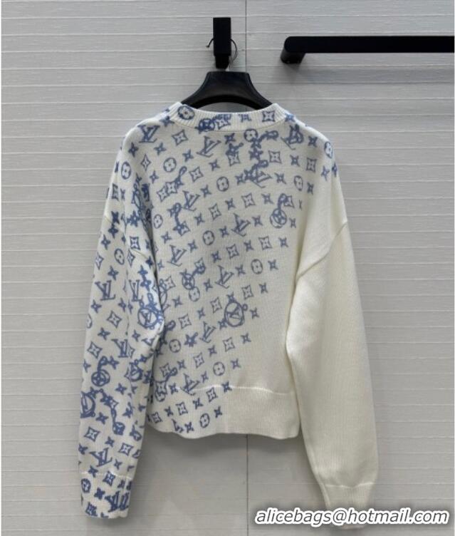 New Fashion Louis Vuitton Wool Cashmere Sweater LV120129 White 2025