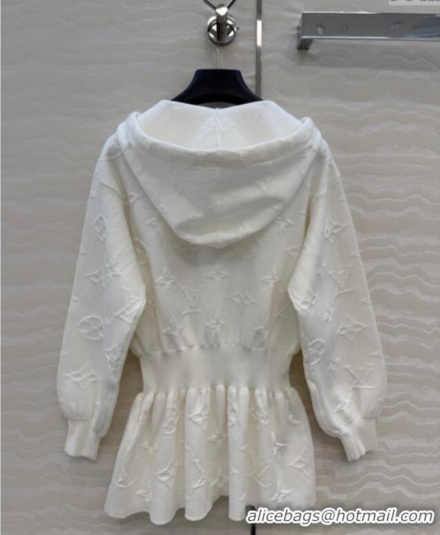 Good Looking Louis Vuitton Cotton Polo Jacket LV120130 White 2025