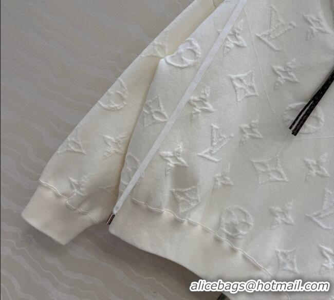 Good Product Louis Vuitton Cotton Polo Shirt LV120251 White 2025