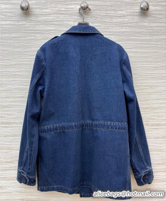 Market Sells Louis Vuitton Cotton Denim Coat LV120230 Blue 2025
