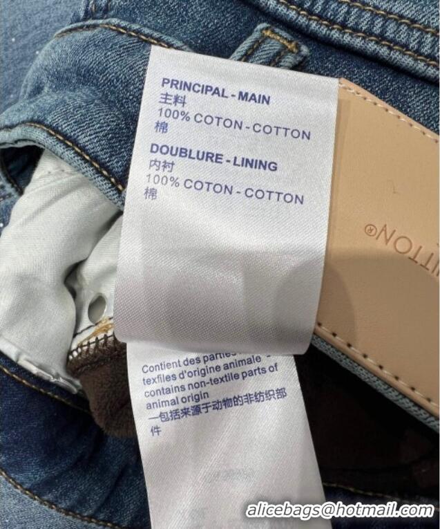 ​Fashion Discount Louis Vuitton Cotton Jeans LV120271 Blue 2025