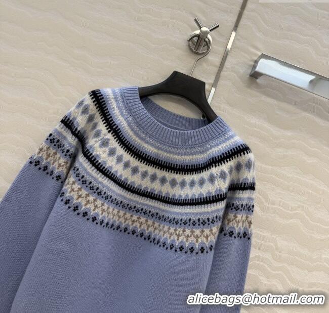 Super Quality Miu Miu Wool Sweater M112706 Blue 2025