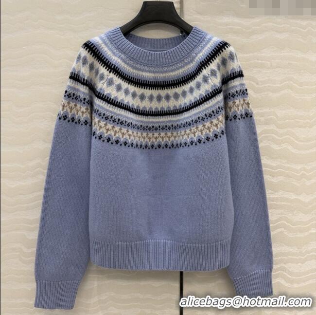 Super Quality Miu Miu Wool Sweater M112706 Blue 2025