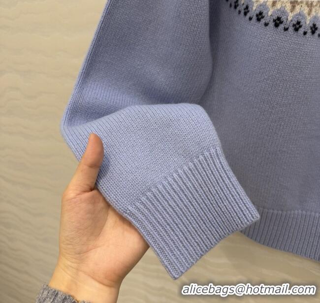 Super Quality Miu Miu Wool Sweater M112706 Blue 2025