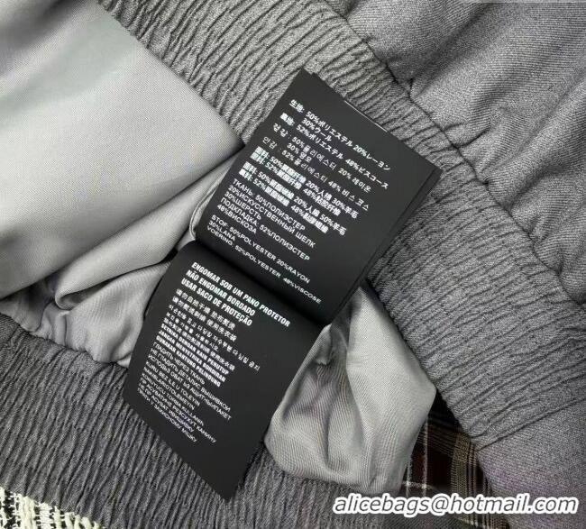 ​Top Grade Miu Miu Jacket and Skirt Set MM1204 Grey 2025