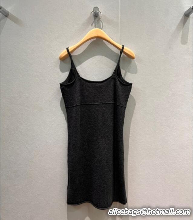 Top Quality Miu Miu Cashmere Vest Dress MM1206 Grey 2025