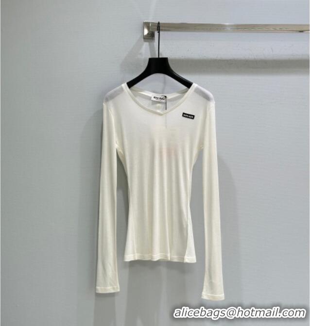 ​Reasonable Price Miu Miu Top MM120211 White 2025