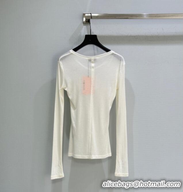 ​Reasonable Price Miu Miu Top MM120211 White 2025