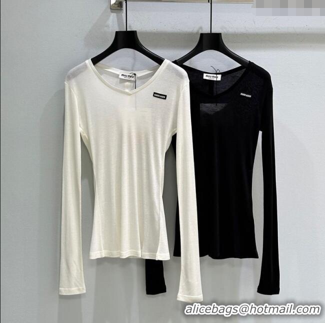 Famous Brand Miu Miu Top MM120211 Black 2025