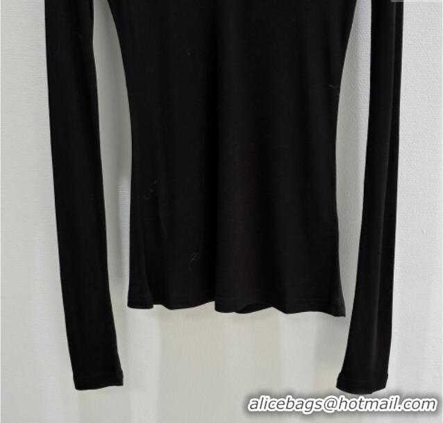 Famous Brand Miu Miu Top MM120211 Black 2025