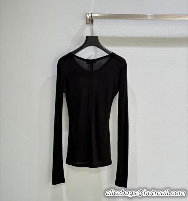 Famous Brand Miu Miu Top MM120211 Black 2025