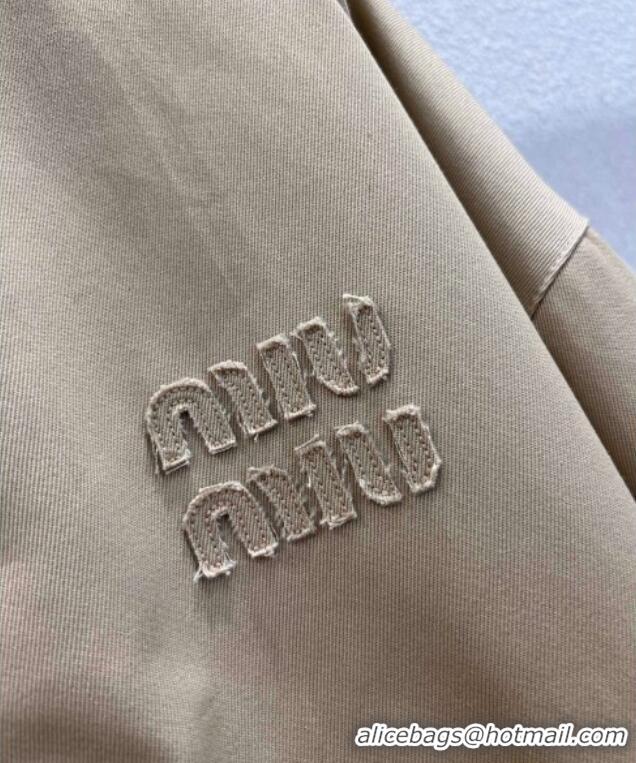 Luxury Discount Miu Miu Padded Jacket MM120213 Khaki 2025