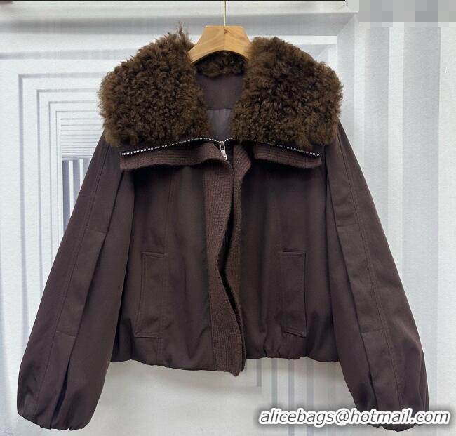 Best Grade Miu Miu Down Jacket MM120233 Brown 2025