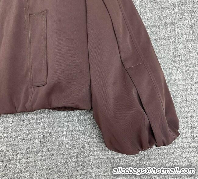 Best Grade Miu Miu Down Jacket MM120233 Brown 2025