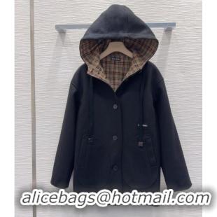 Super Quality Miu Miu Coat MM120224 Black 2025