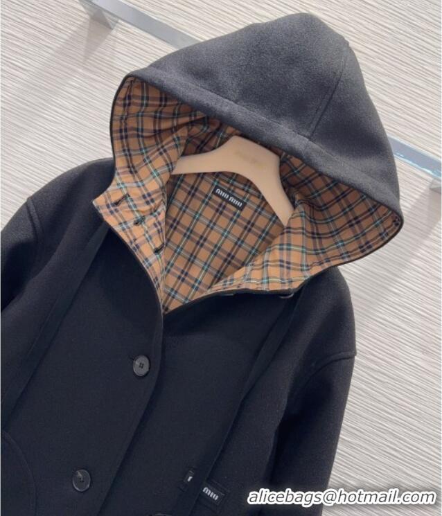 Super Quality Miu Miu Coat MM120224 Black 2025