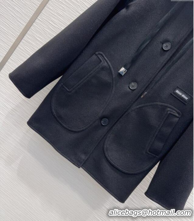Super Quality Miu Miu Coat MM120224 Black 2025