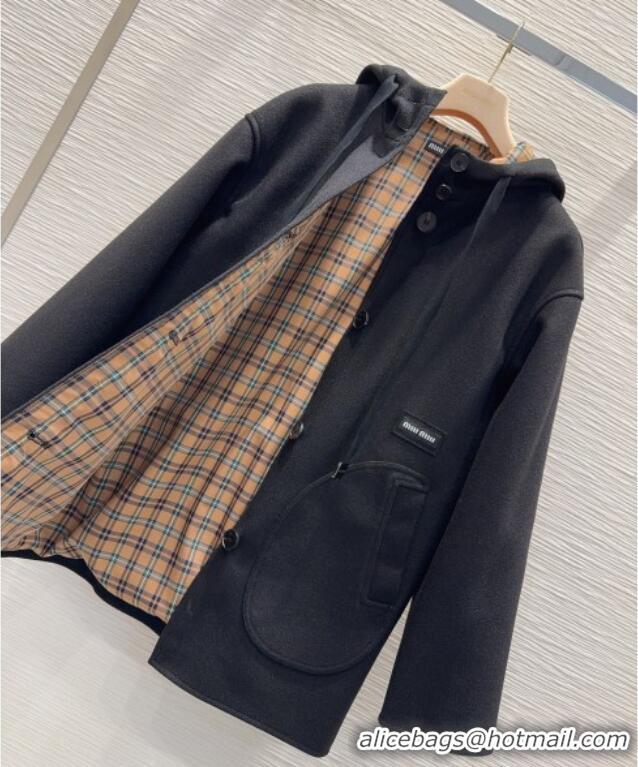 Super Quality Miu Miu Coat MM120224 Black 2025