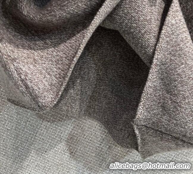 Affordable Price Miu Miu Wool Knit Skirt MM120229 Grey 2025