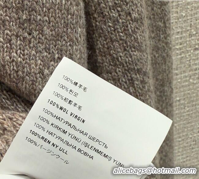 Grade Design Miu Miu Wool Knit Cardigan MM120229 Grey 2025