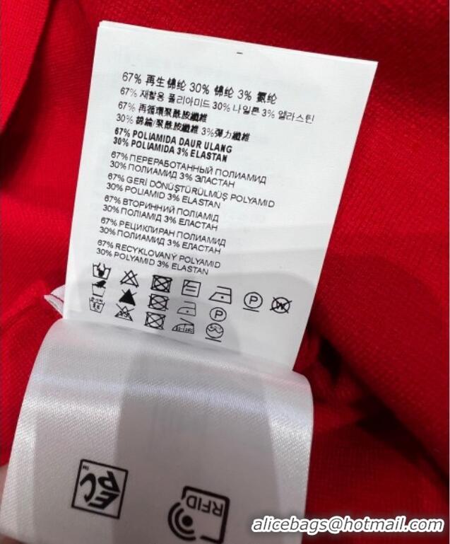Luxury Cheap Miu Miu Polo Vest MM120238 Red 2025