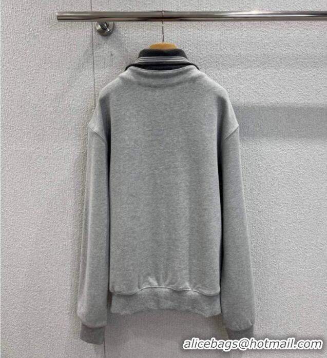 Reasonable Price Miu Miu Oversize Jacket MM120239 Grey 2025