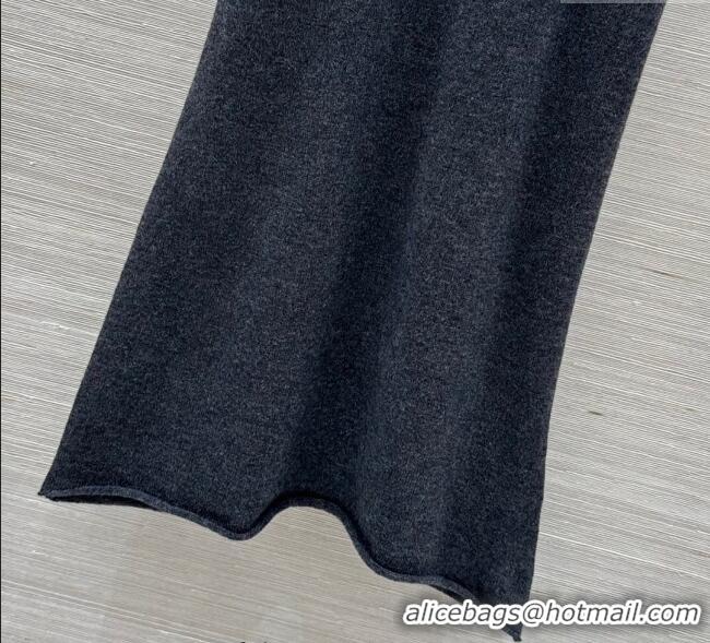 New Fashion Miu Miu Cashmere Vest Dress MM120501 Dark Grey 2025
