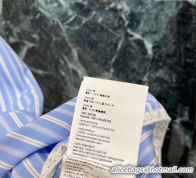 ​Good Looking Miu Miu Striped Dress MM120299 Blue 2025