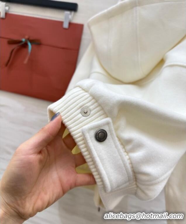 Luxury Cheap Loro Piana Wool Jacket LP120201 White 2025