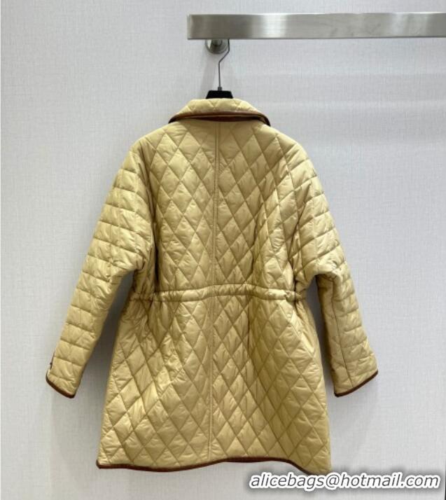 Top Quality Loro Piana Quilted Padded Jacket LP120202 Beige 2025