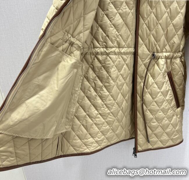 Top Quality Loro Piana Quilted Padded Jacket LP120202 Beige 2025