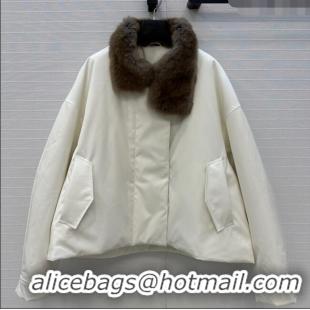 Top Design The Row Down Jacket TR120201 White 2025