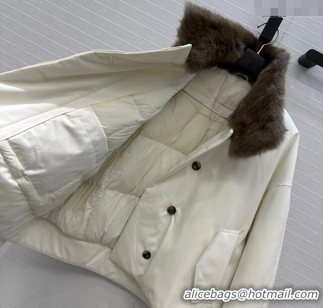 Top Design The Row Down Jacket TR120201 White 2025
