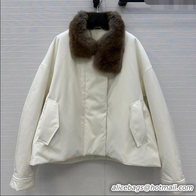 Top Design The Row Down Jacket TR120201 White 2025