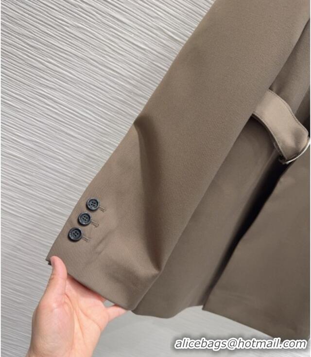 Best Grade Loewe Jacket and Pants Set LW120201 Grey 2025