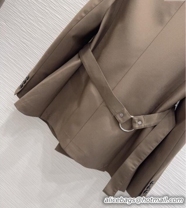 Best Grade Loewe Jacket and Pants Set LW120201 Grey 2025