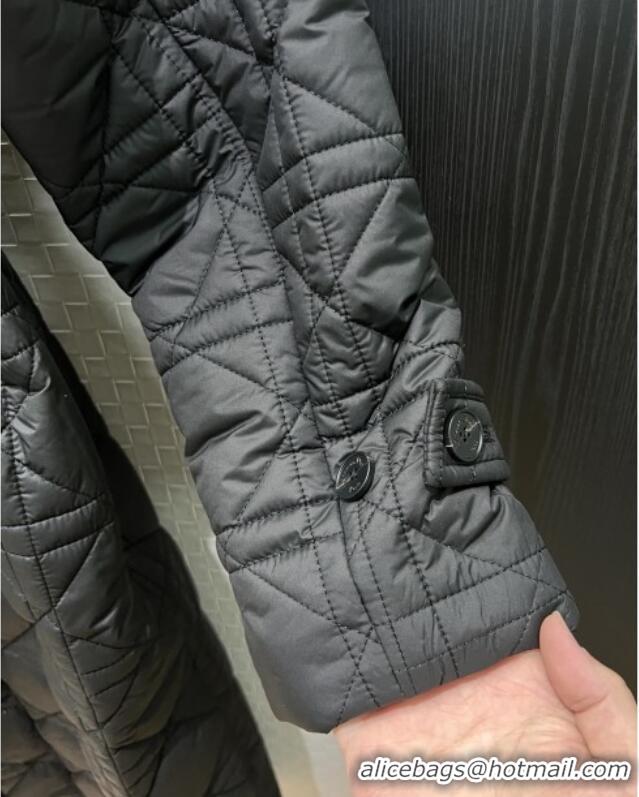 ​Best Quality Chanel Tweed Coat CH112701 Black 2025