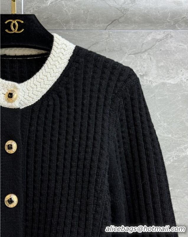 Promotional Chanel Sweater with Bow CH112712 Deep Blue 2025