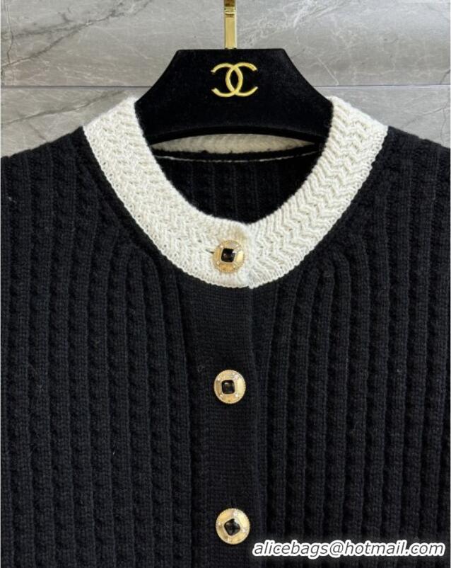 Promotional Chanel Sweater with Bow CH112712 Deep Blue 2025