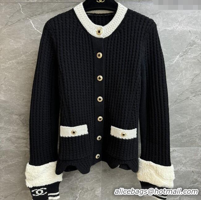 Promotional Chanel Sweater with Bow CH112712 Deep Blue 2025