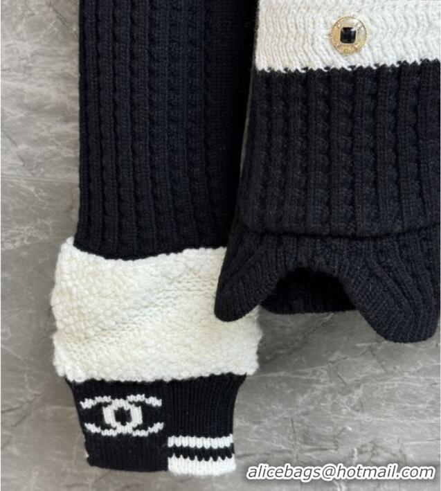 Promotional Chanel Sweater with Bow CH112712 Deep Blue 2025