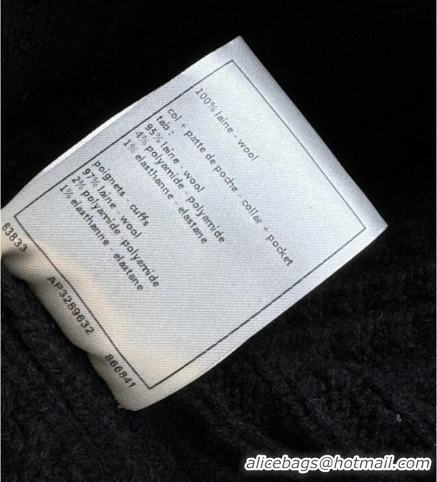 Promotional Chanel Sweater with Bow CH112712 Deep Blue 2025