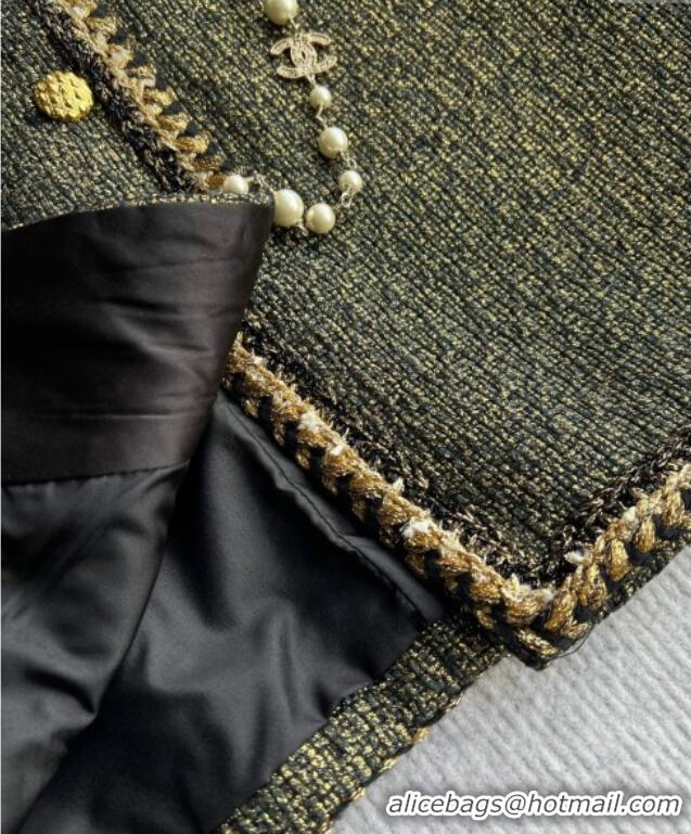 Unique Discount Chanel Tweed Jacket CH120102 Green 2025