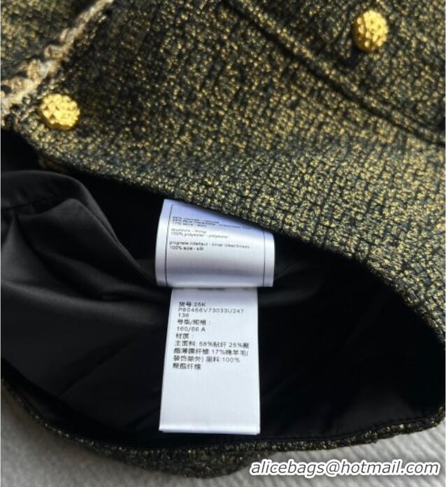 Buy Fashionable Chanel Tweed Skirt CH120102 Green 2025