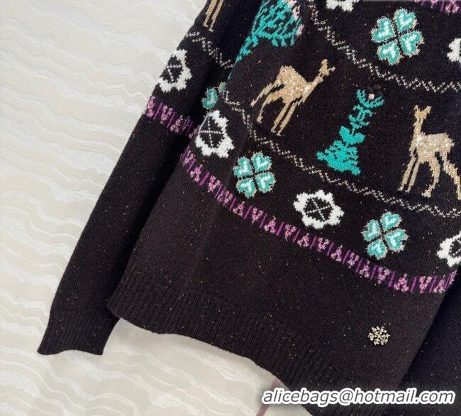 Grade Design Chanel Wool Cashmere Sweater CH120125 Brown 2025