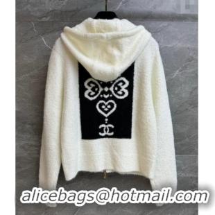 Best Price Chanel Cashmere Cardigan CH120206 White 2025