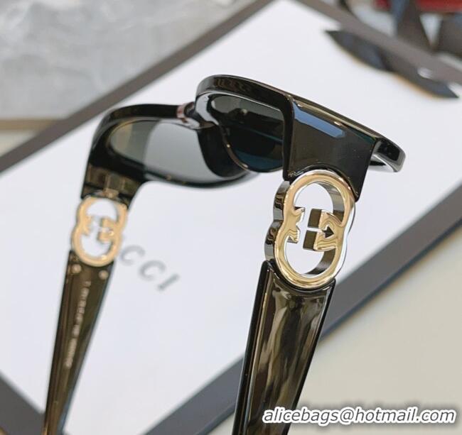 Spot Bulk Gucci Sunglasses GG1826SK Black/Silver 2025