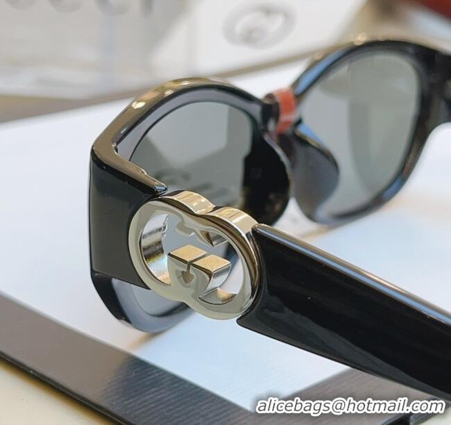 Spot Bulk Gucci Sunglasses GG1826SK Black/Silver 2025