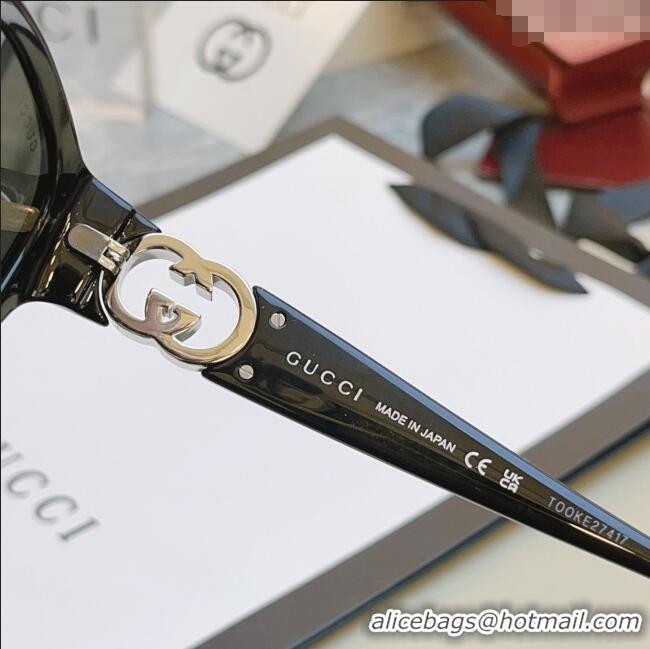 Spot Bulk Gucci Sunglasses GG1826SK Black/Silver 2025