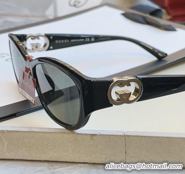 Spot Bulk Gucci Sunglasses GG1826SK Black/Silver 2025